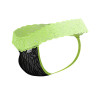 CandyMan String en dentelle Beltis Noir-Jaune